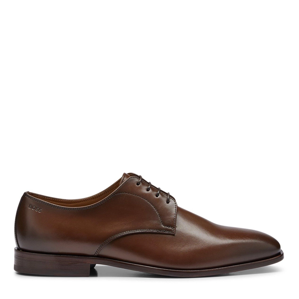 Hugo Boss Lisbon Derby Shoes - Medium Brown